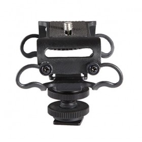 BOYA BY-C10 Universal Microphone and Portable Recorder Shock Mount - Fits the Zoom H4n, H5, H6, Tascam DR-40, DR-05, DR-07